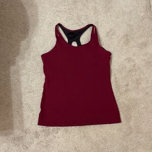 Women's Burgundy Tank Top